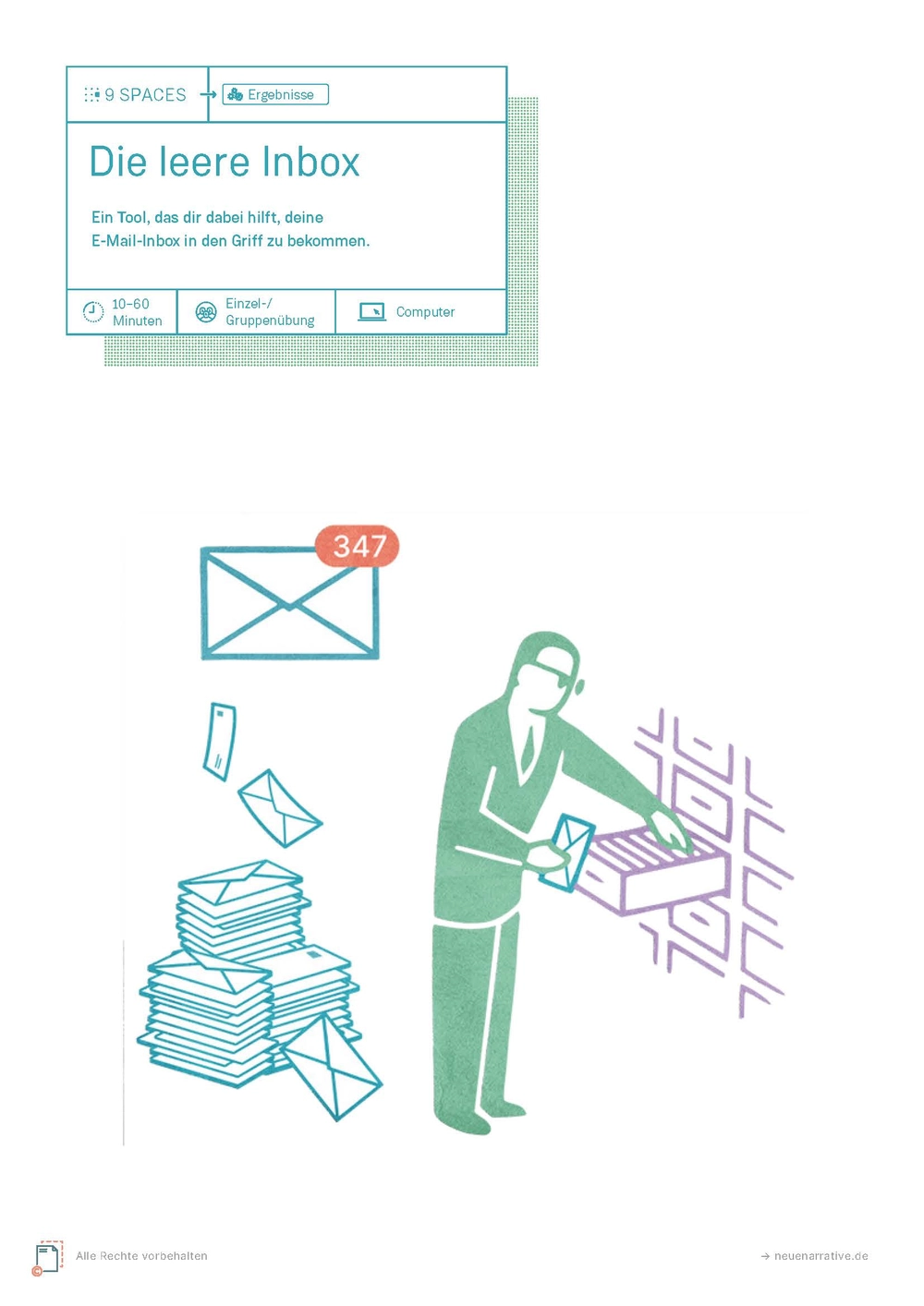 PDF Cover des Tools: Die leere Inbox