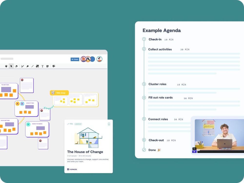 examples of tools and whiteboard templates