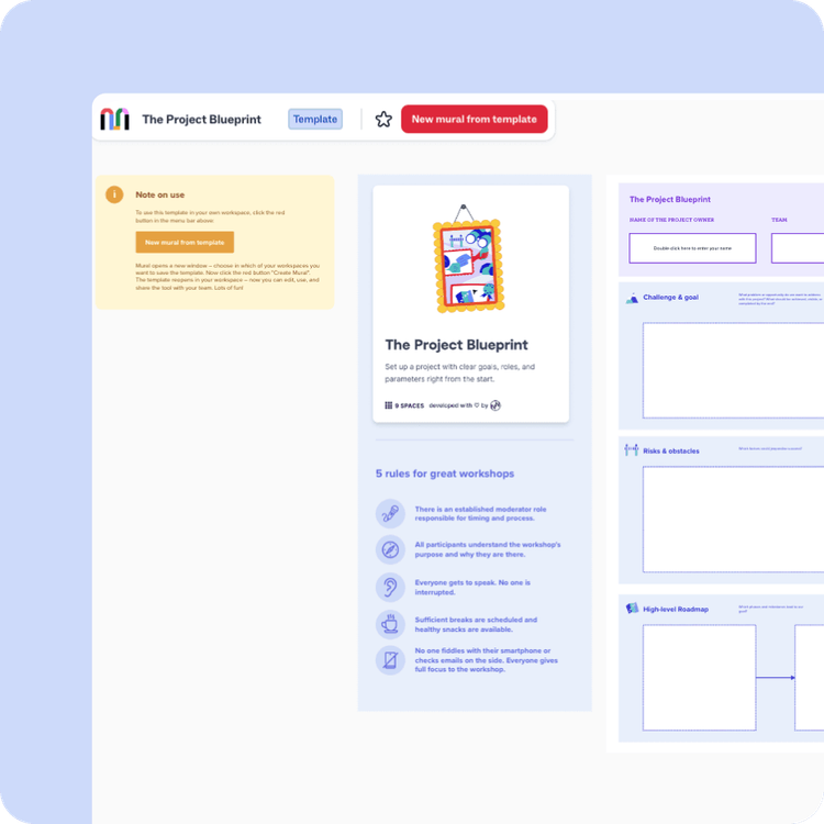 Screenshot Mural board