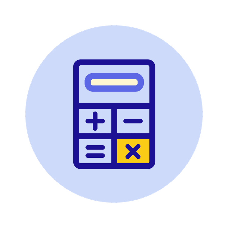 icon of a calculator