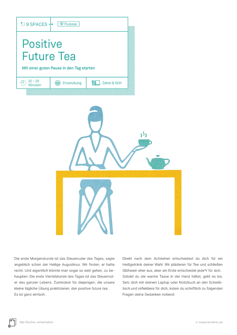 PDF Cover des Tools: Positive Future Tea
